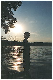 Sommerabend am Liepnitzsee